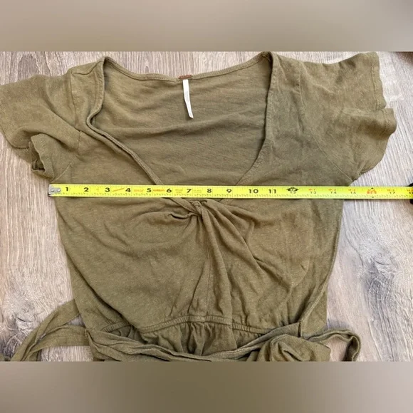 Free People Ballerina Tie Waist Romper XS - Picture 6 of 10